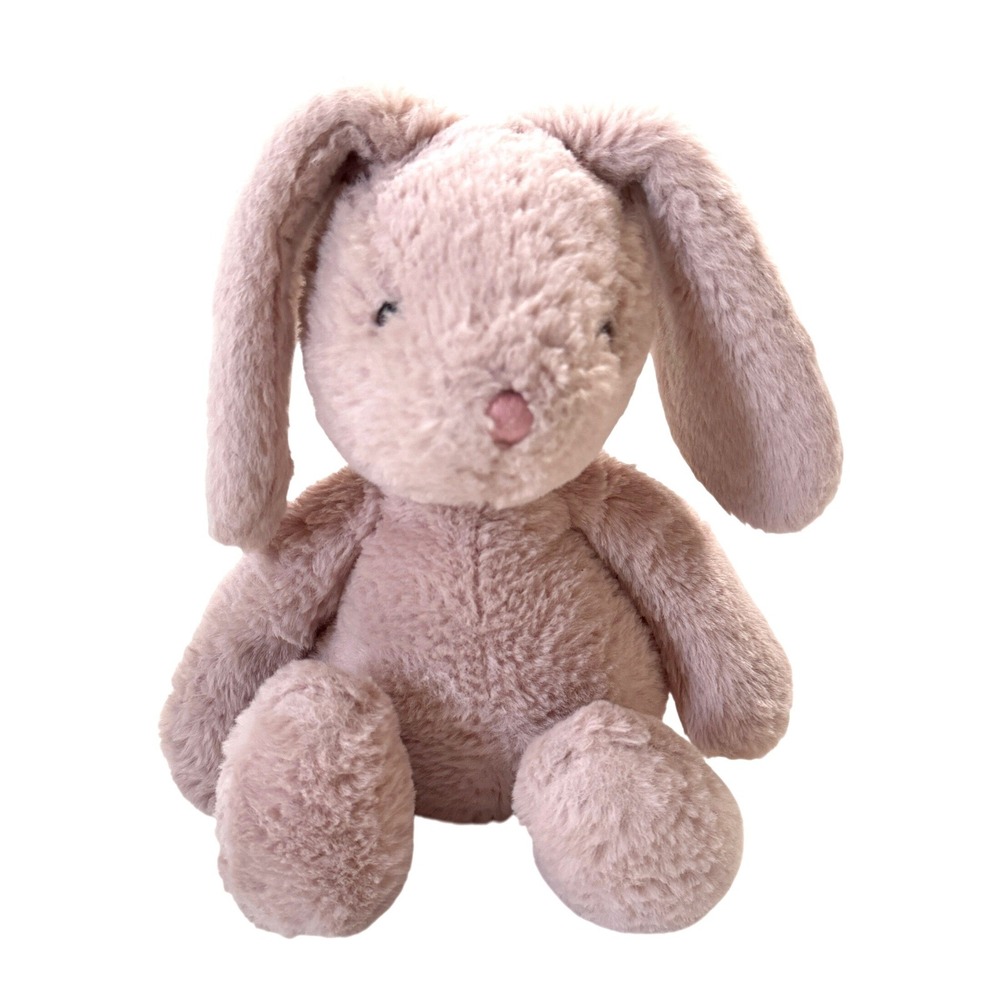 Mon‎ Ami Plush Bunny Rabbit Arabelle Dusty Rose Pink Soft Stuffed Animal 11in